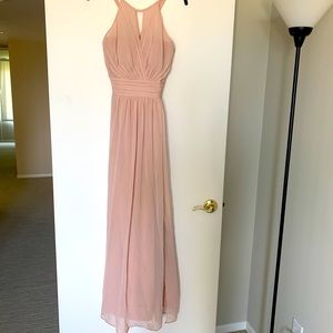 B2 Jasmine peach bridesmaid dress